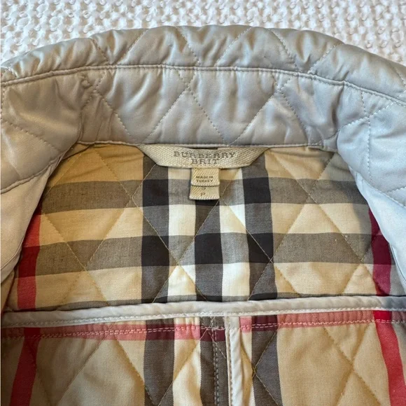 Burberry Quilted Jacket coat Coat - Light Tan size small - Picture 4 of 8